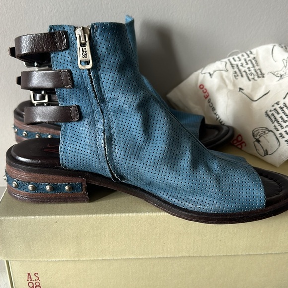 A.S.98 sandal blue size Euro 40 - Picture 8 of 9